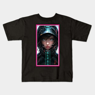 Anime Race Girl | High Quality Anime Artwork | Chibi Manga Anime Art Kids T-Shirt